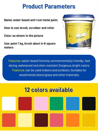 🔥2025 Water-based rust-proof paint metal paint