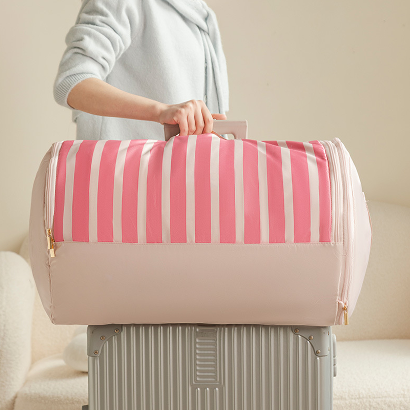 🔥Limited-time offer-Cylindrical Roll-Up Quilt Storage Bag with Zipper