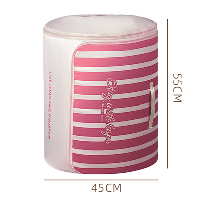 🔥Limited-time offer-Cylindrical Roll-Up Quilt Storage Bag with Zipper